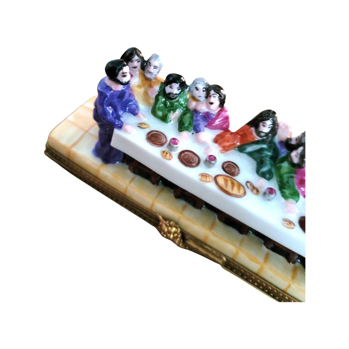 Last Supper Christian Jesus Limoges Box, view 4