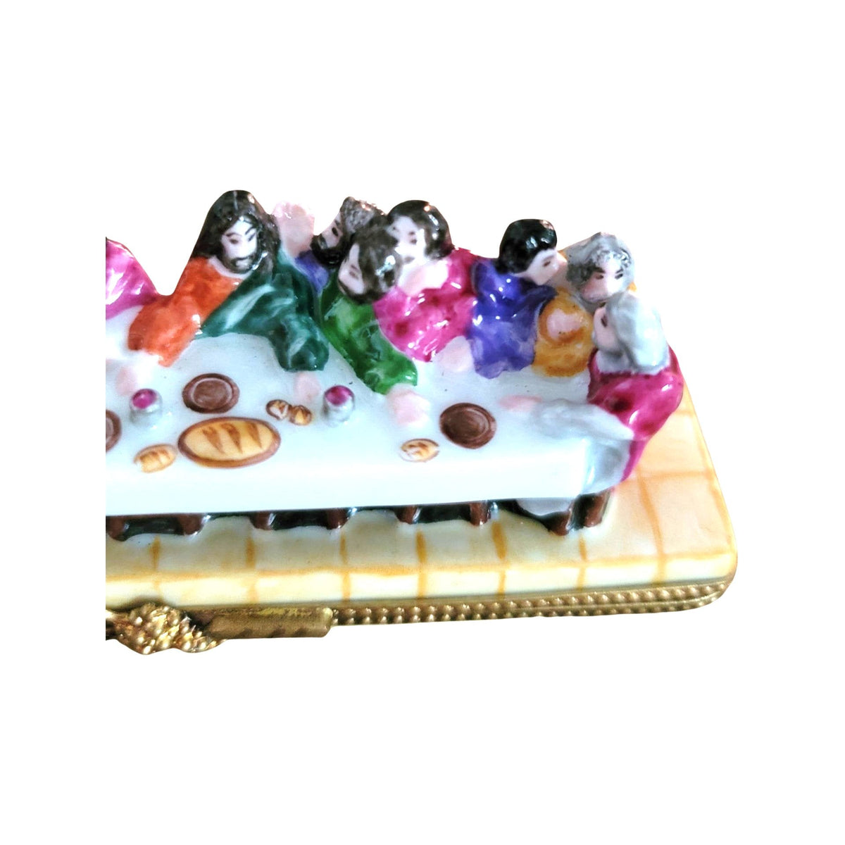 Last Supper Christian Jesus Limoges Box, view 5