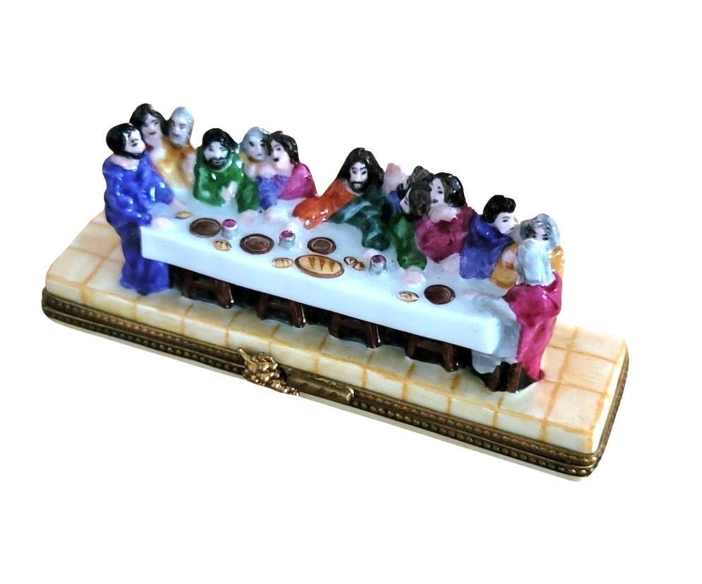Last Supper Christian Jesus Limoges Box, view 8