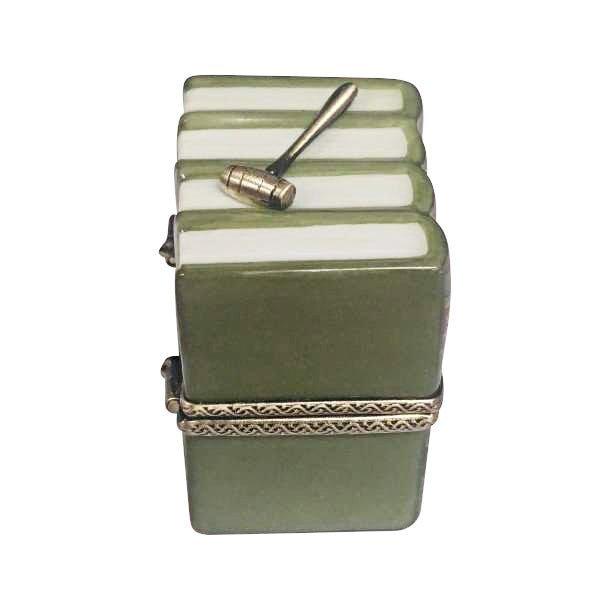 A thoughtful gift for Francophiles: the Law Books with Gavel Limoges box