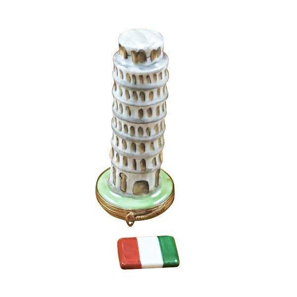 Leaning Tower of Pisa by Rochard, an authentic French Limoges box from Limoges Boutique