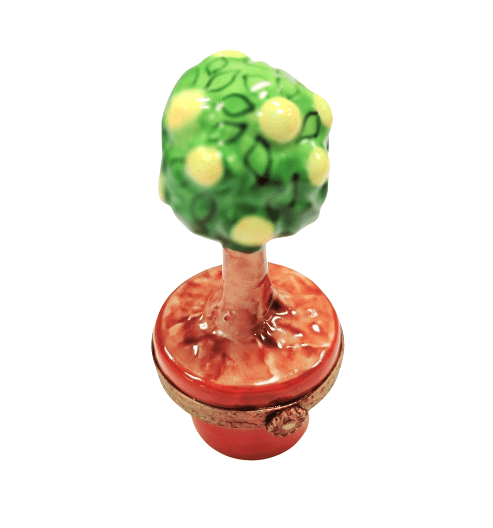 Lemon Tree Limoges Box Delight for Collectors, a hand-painted Limoges porcelain gift