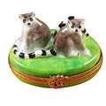 Limoges Boutique presents the Rochard Lemur Monkey, a genuine Limoges box painted by hand in France