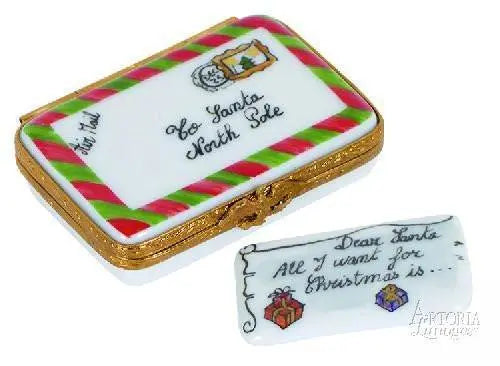 Letter to Santa Limoges box, an heirloom-quality piece for collectors