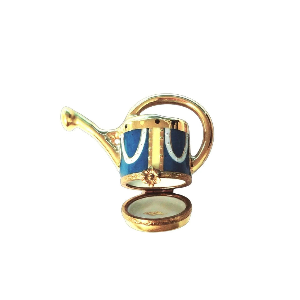 Gift idea for someone who loves France: Blue Gold Watering Can Limoges box