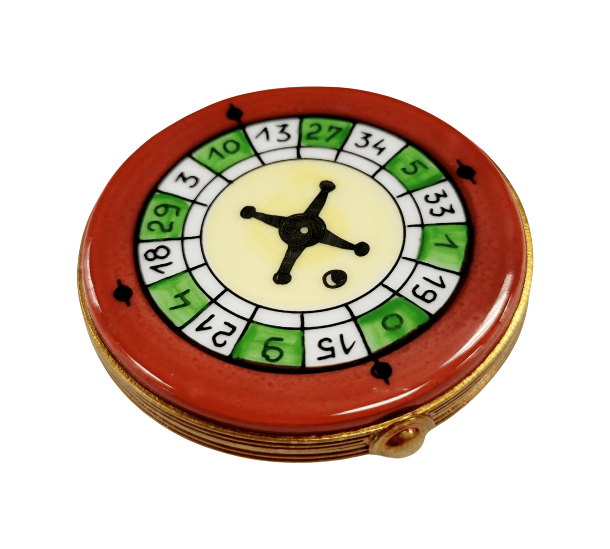 Limoges Roulette Wheel Box for Game Enthusiasts, view 4
