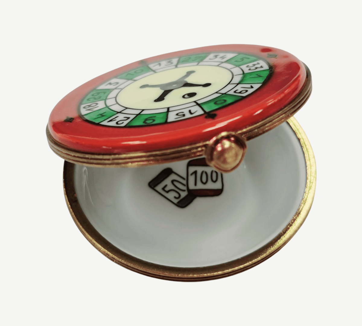 Limoges Roulette Wheel Box for Game Enthusiasts, view 5