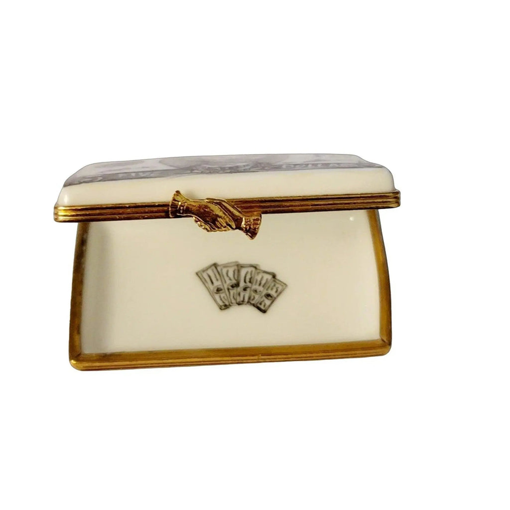 Five Dollar Lincoln Limoges Boxes Limoges Box Figurine, view 2