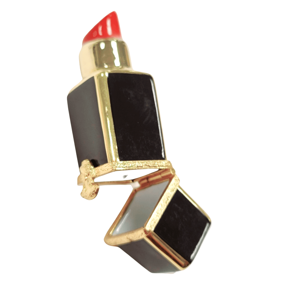 Lipstick Red Limoges Box Figurine, view 2