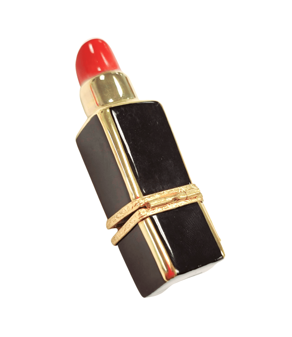 Lipstick Red Limoges Box Figurine, view 3