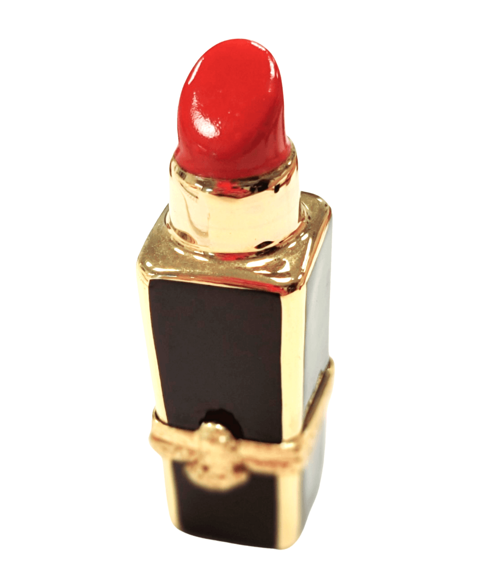 Lipstick Red Limoges Box Figurine, a hand-painted Limoges porcelain gift
