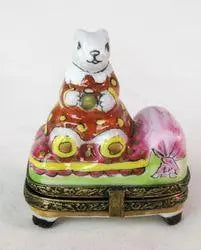 Little Mouse Porcelain Limoges Porcelain Art Object Limoges, view 2