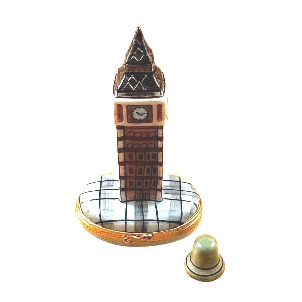 London Big Ben with Removable Bell by Rochard, an authentic French Limoges box from Limoges Boutique
