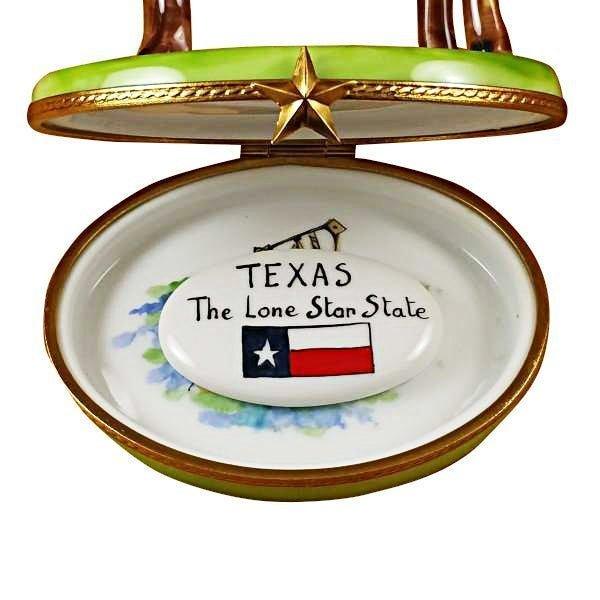 Longhorn Bull with Removable Insert Limoges box, an heirloom-quality piece for collectors