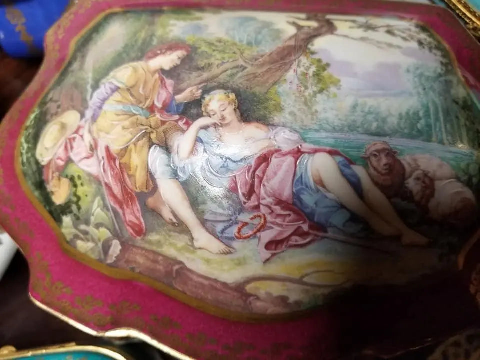 Lovers Jewelry Box 250 Romantic Limoges Gift Box, view 15