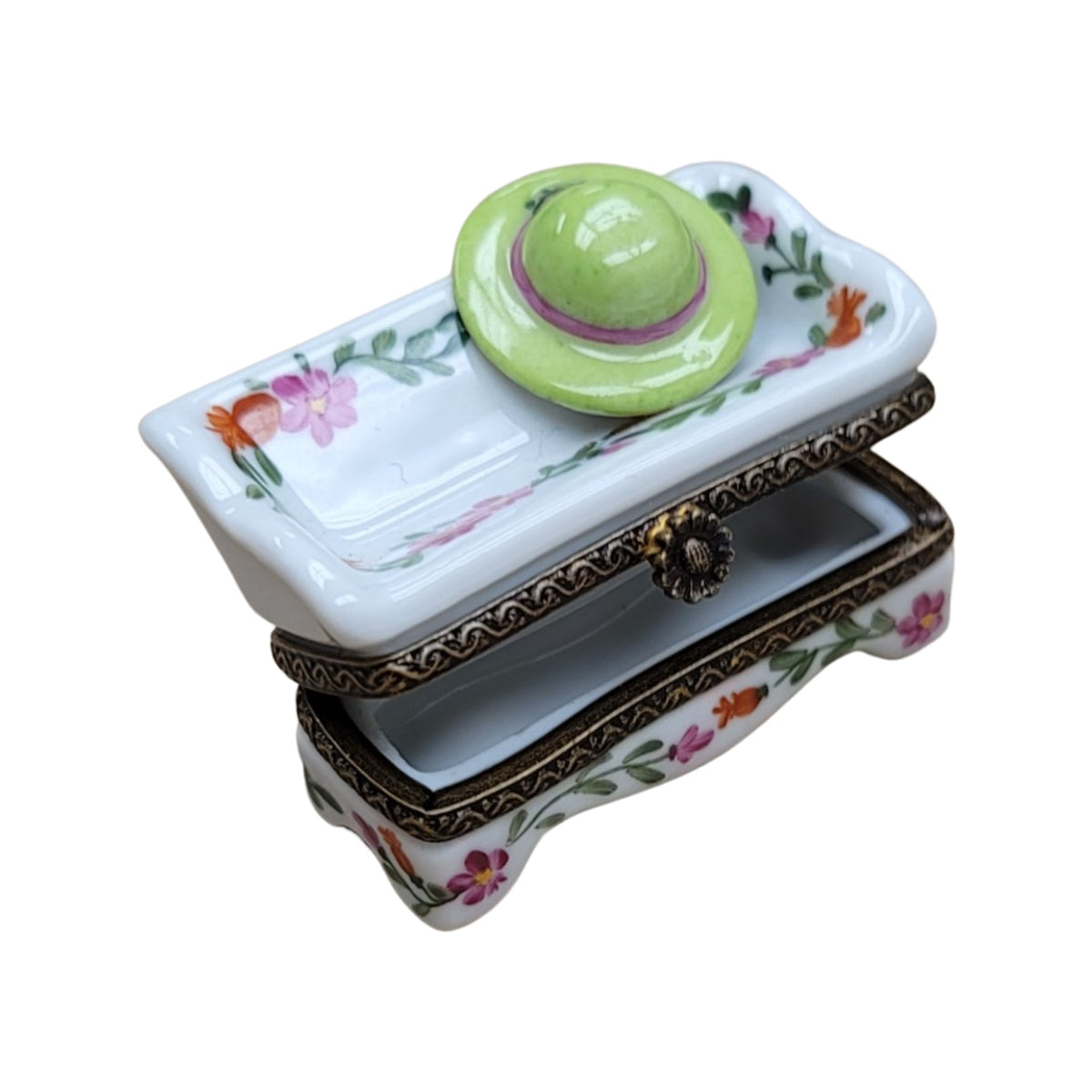 Lutyens Garden Bench Limoges Box for Home Decor, view 2
