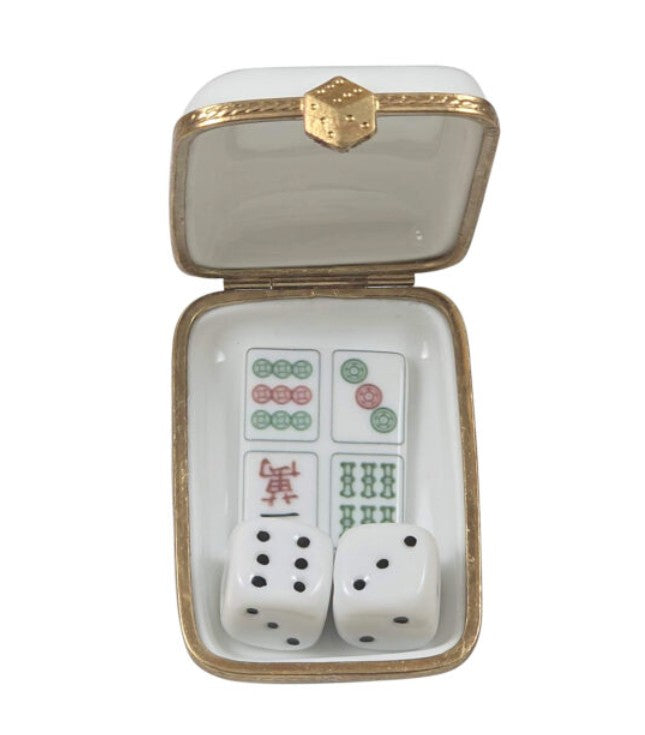 Mah Jongg Tile with Removable Dice, view 3