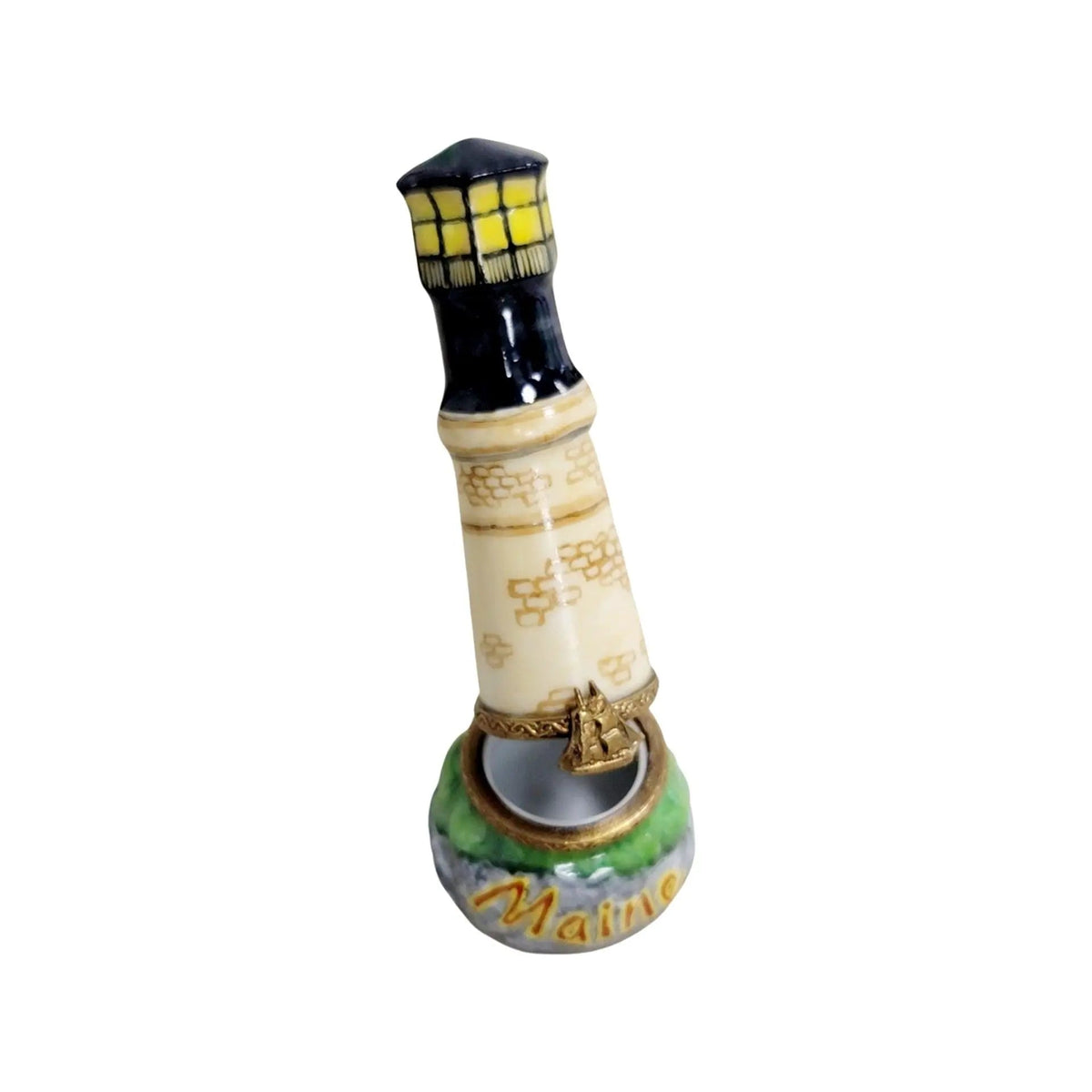 A thoughtful gift for Francophiles: the Maine Lighthouse on Ocean Limoges box