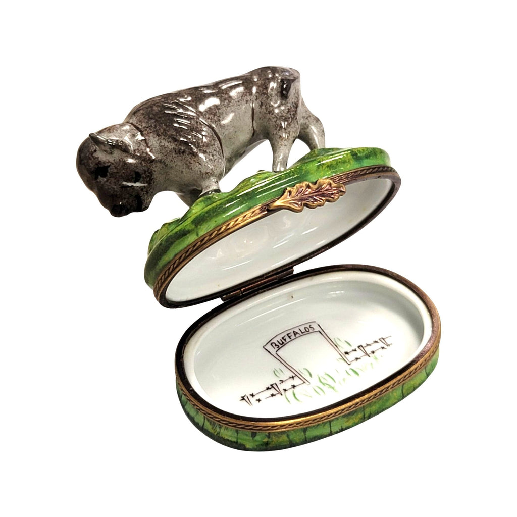 Buffalo Limoges Box Figurine for Collectors Limoges, view 6