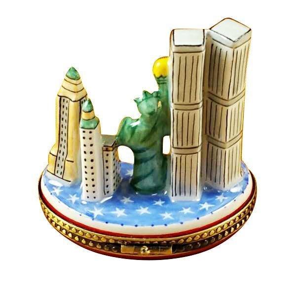 Manhattan Island York Limoges box, an heirloom-quality piece for collectors