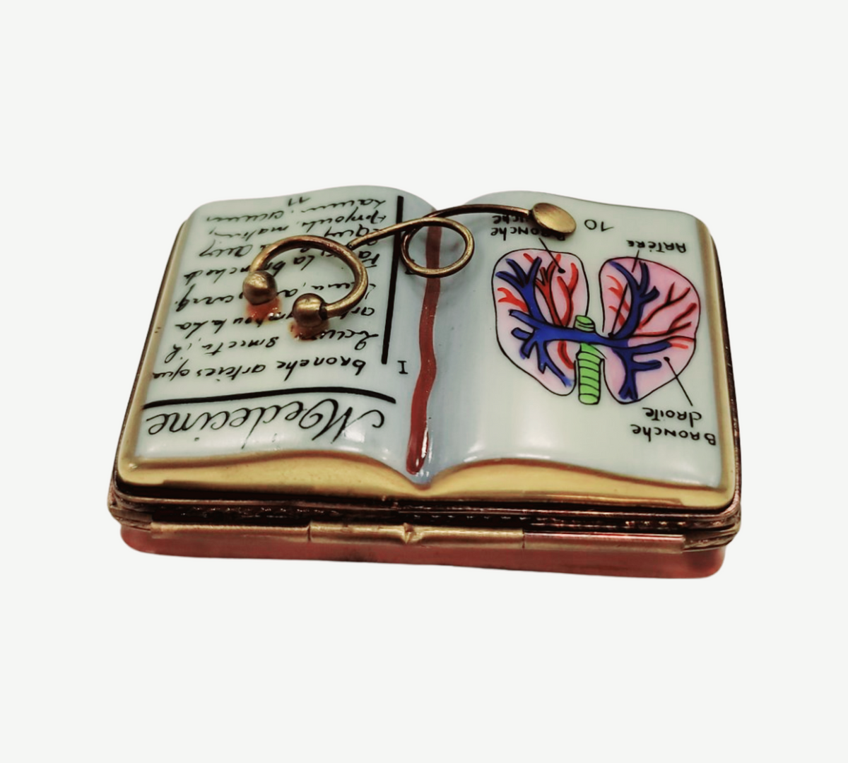 Medicine Book Medical Limoges Box Gift for Doctors, view 6