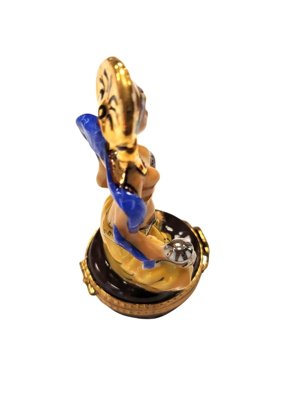 Meditating Egyptian Limoges Box Figurine, view 7