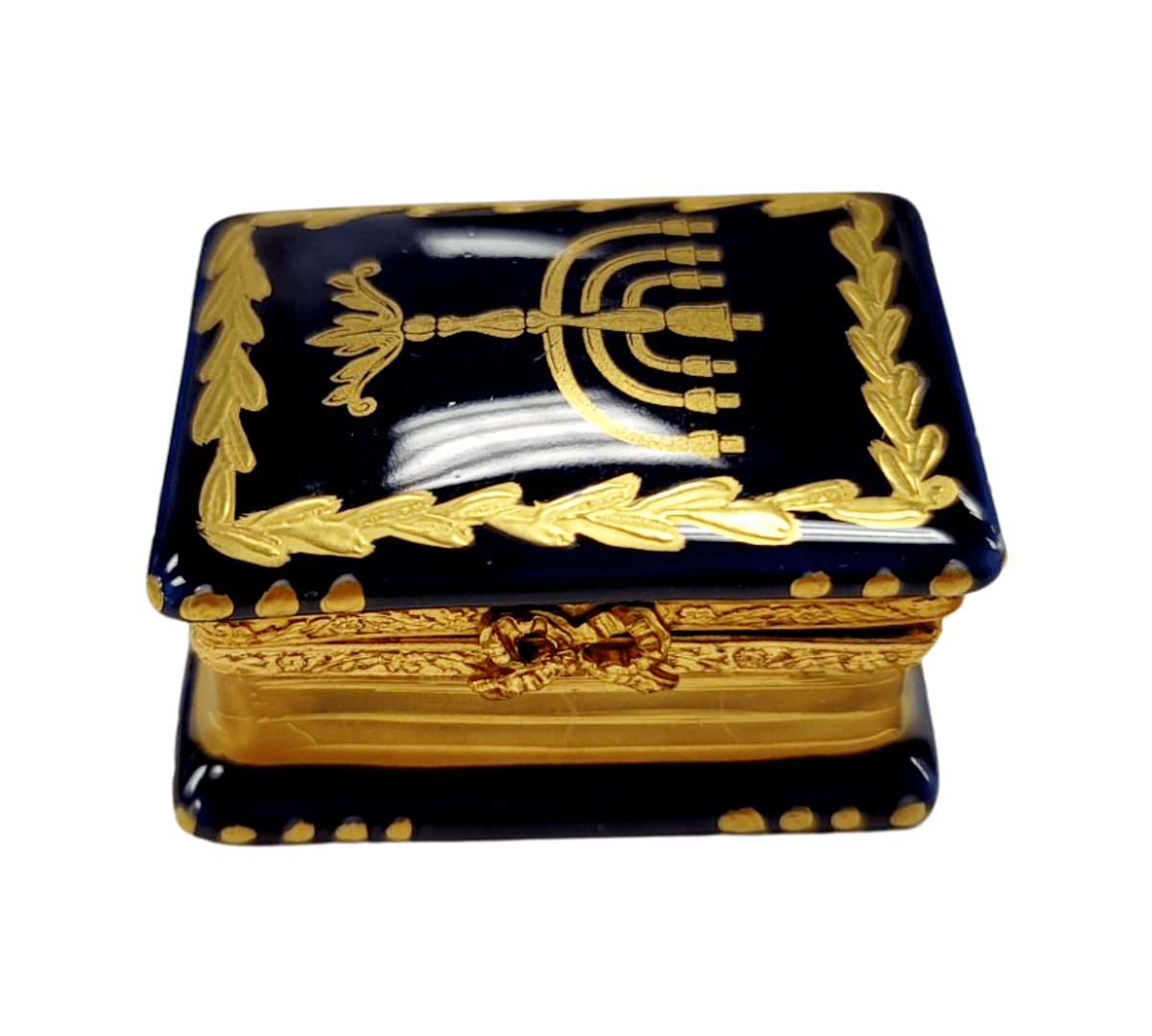 Menorah Book Judiasm Hannukah Limoges Box, view 7