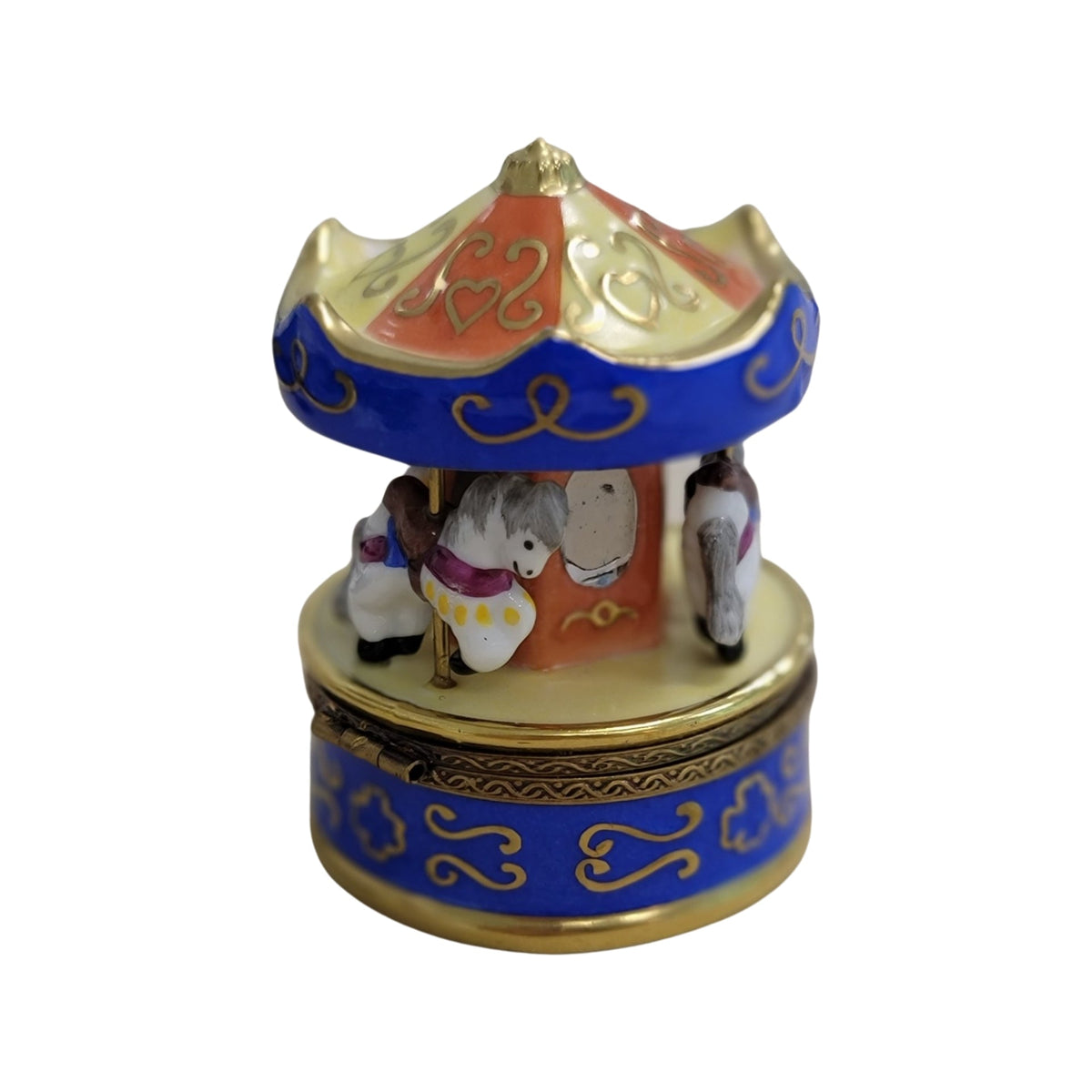 Merry Go Round Carousel Limoges Box Figurine 1 Collectible, view 5