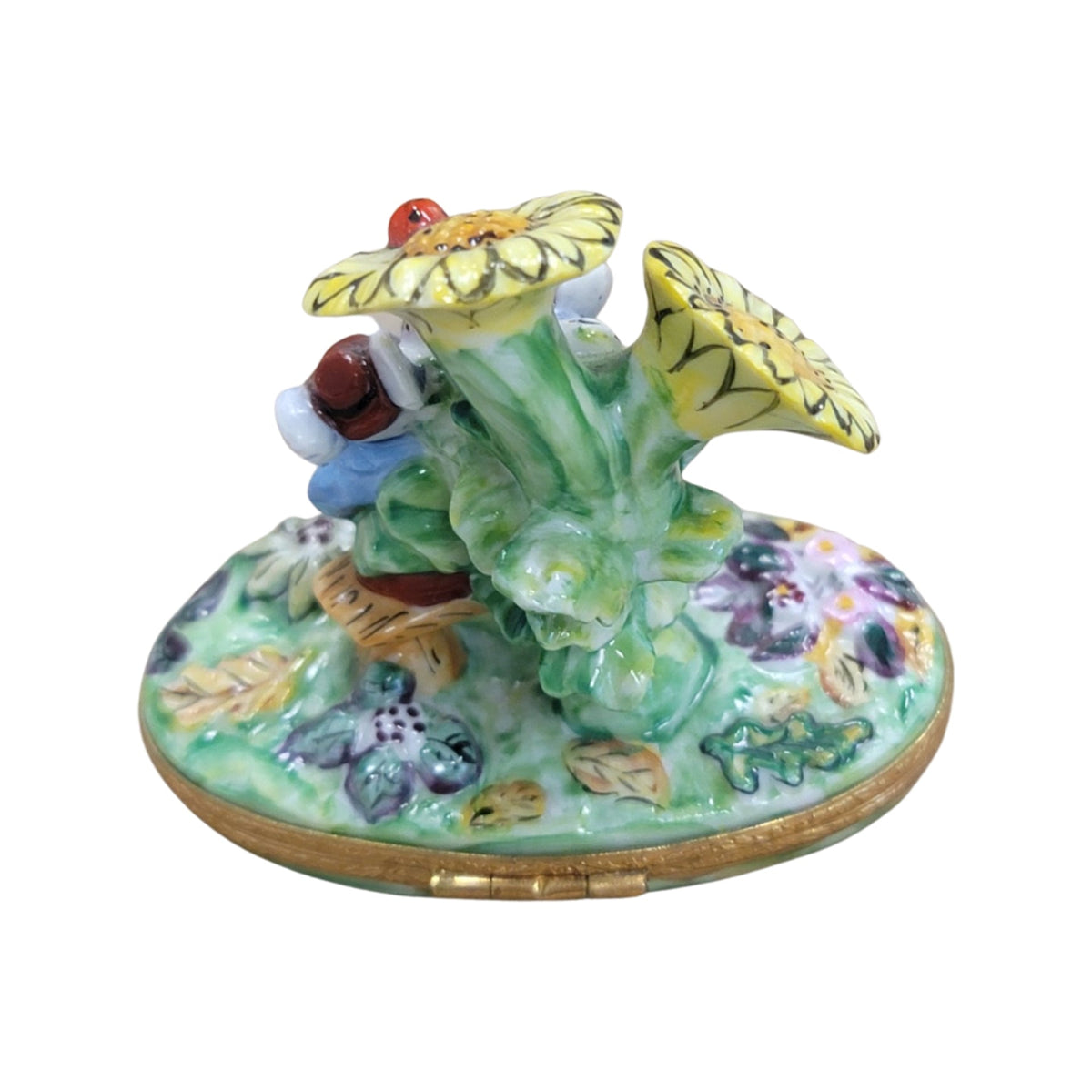 Mice Kissing Under Sunflowers for Romantic Collectors, view 4