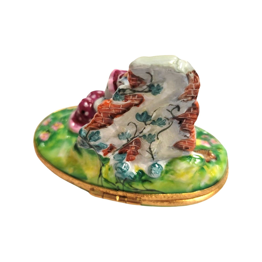 Mice Serenade in Flowers Limoges Box Figurine Collectible, view 3