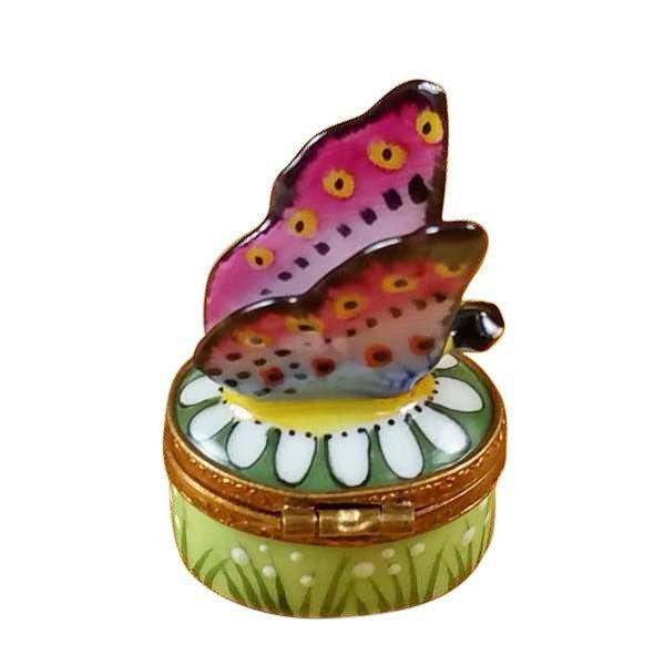 Gift idea for someone who loves France: Mini Butterfly on Daisy Limoges box