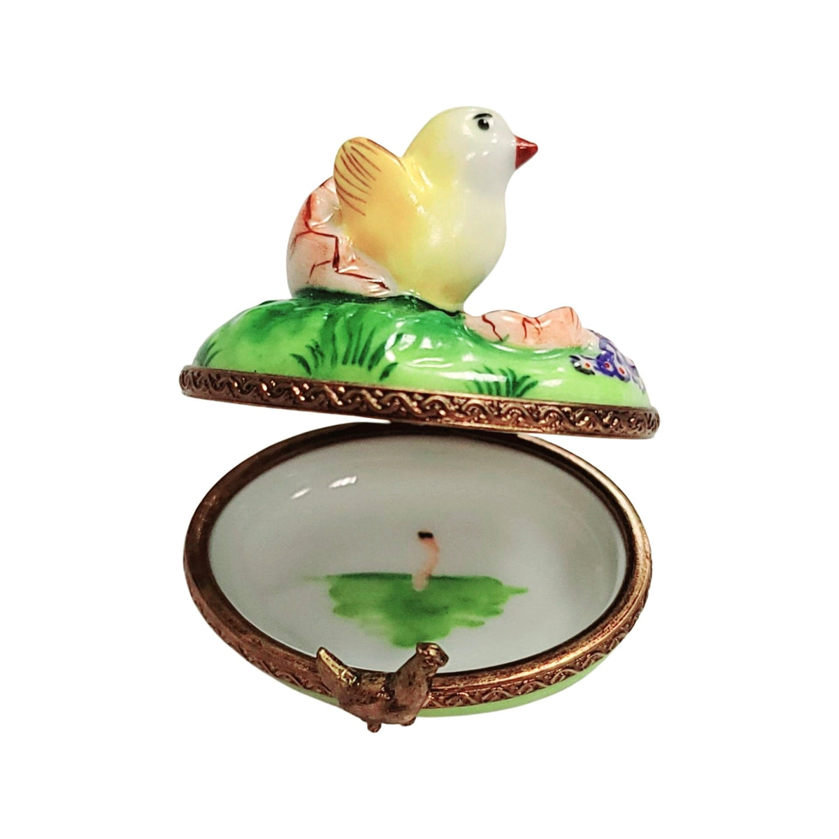 Chick Hatching Limoges box painted by hand in Limoges, France, a gift to treasure