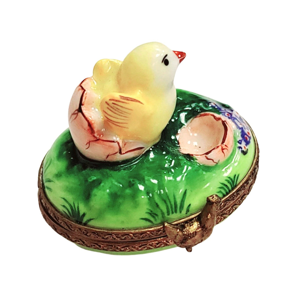 Chick Hatching Limoges Box Figurine for Collectors, view 5