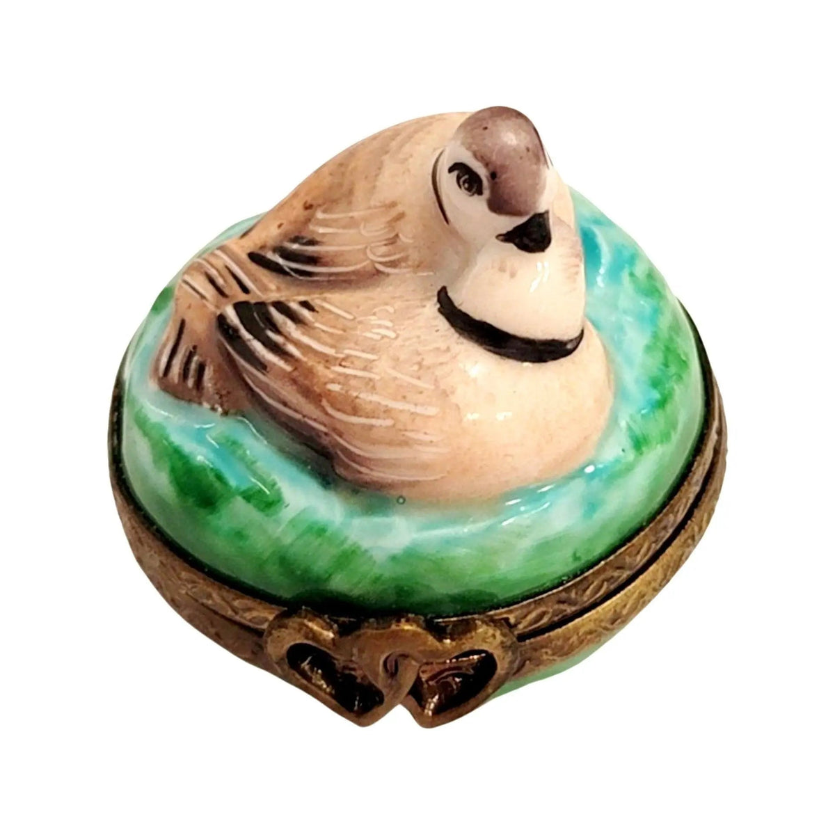 Mini Doves Limoges Box for Love Symbolism, a hand-painted Limoges porcelain gift