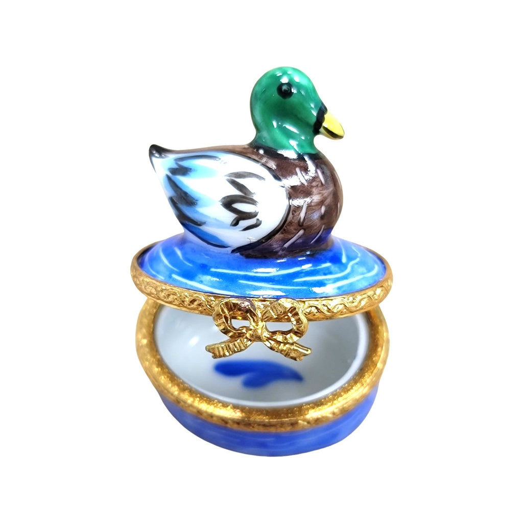 Mini Greenhead Duck Figurine for Nature Lovers, view 2