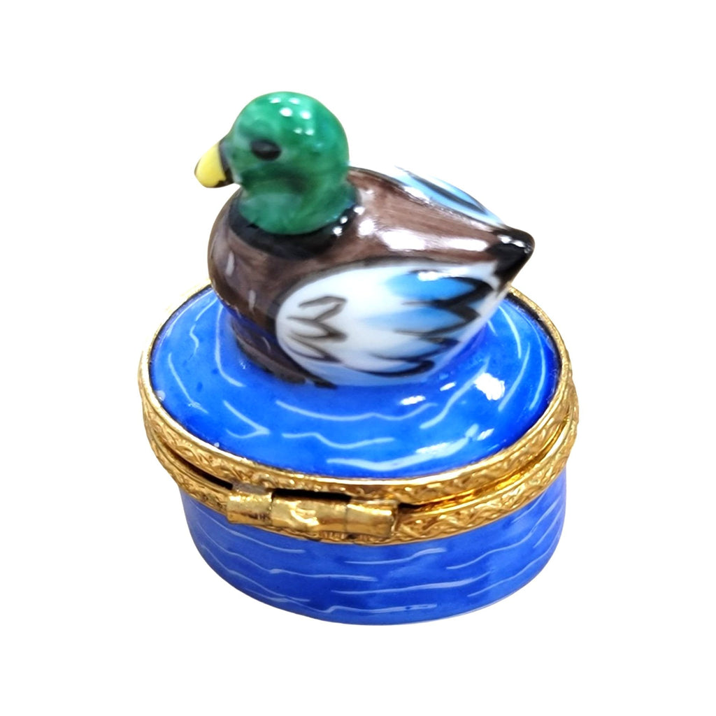 Mini Greenhead Duck Figurine for Nature Lovers, view 3