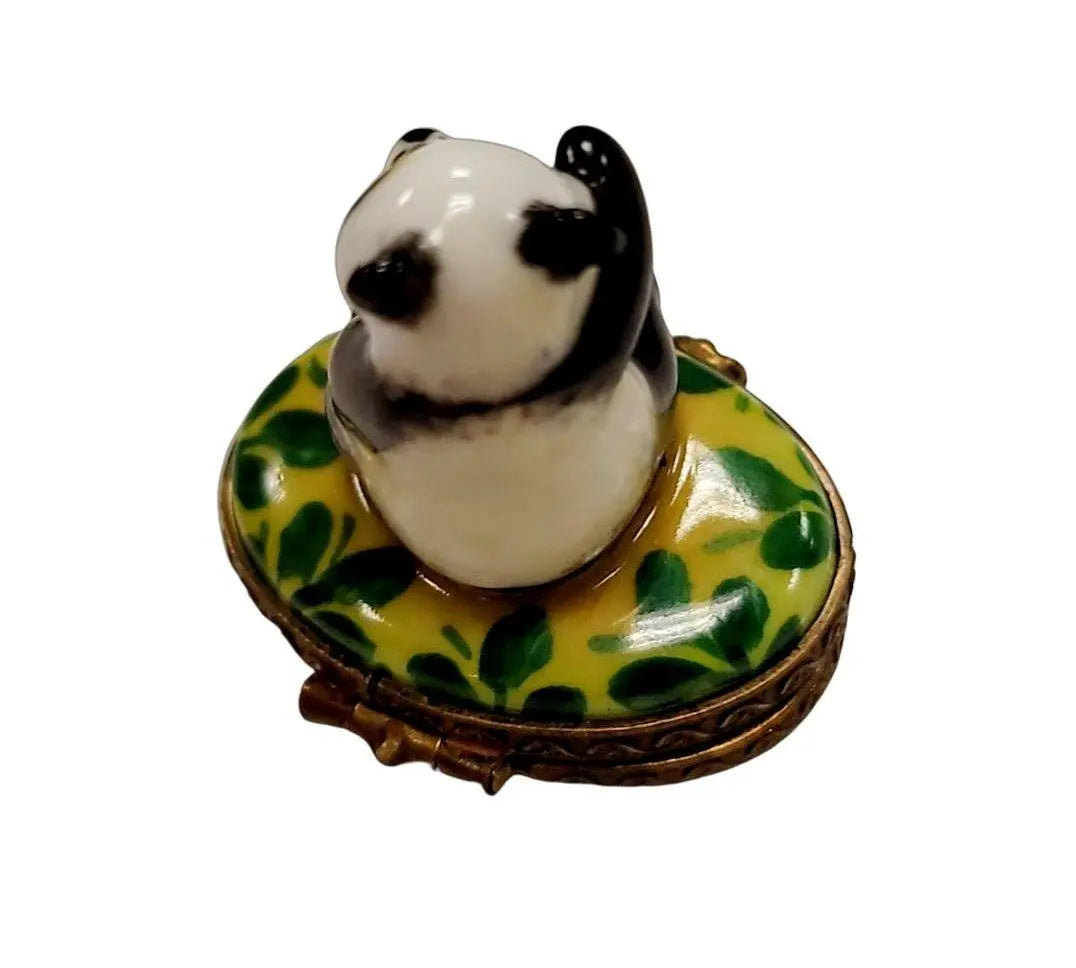 Mini Panda Bear Limoges Box for Collectors, view 3