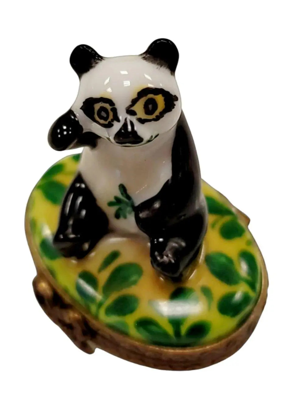 Mini Panda Bear Limoges Box for Collectors, view 5