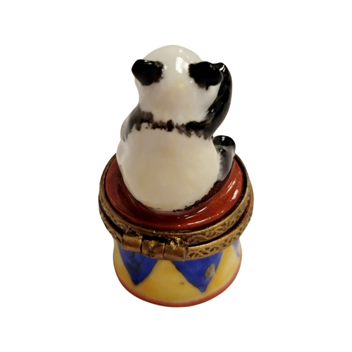 Small Panda on Round Base Limoges Box 1, view 4