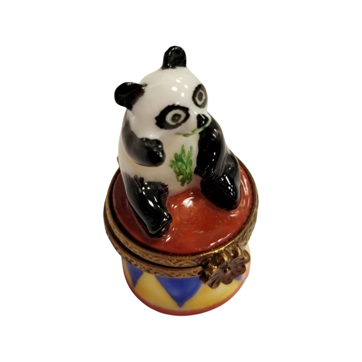 Small Panda on Round Base Limoges Box 1, view 5