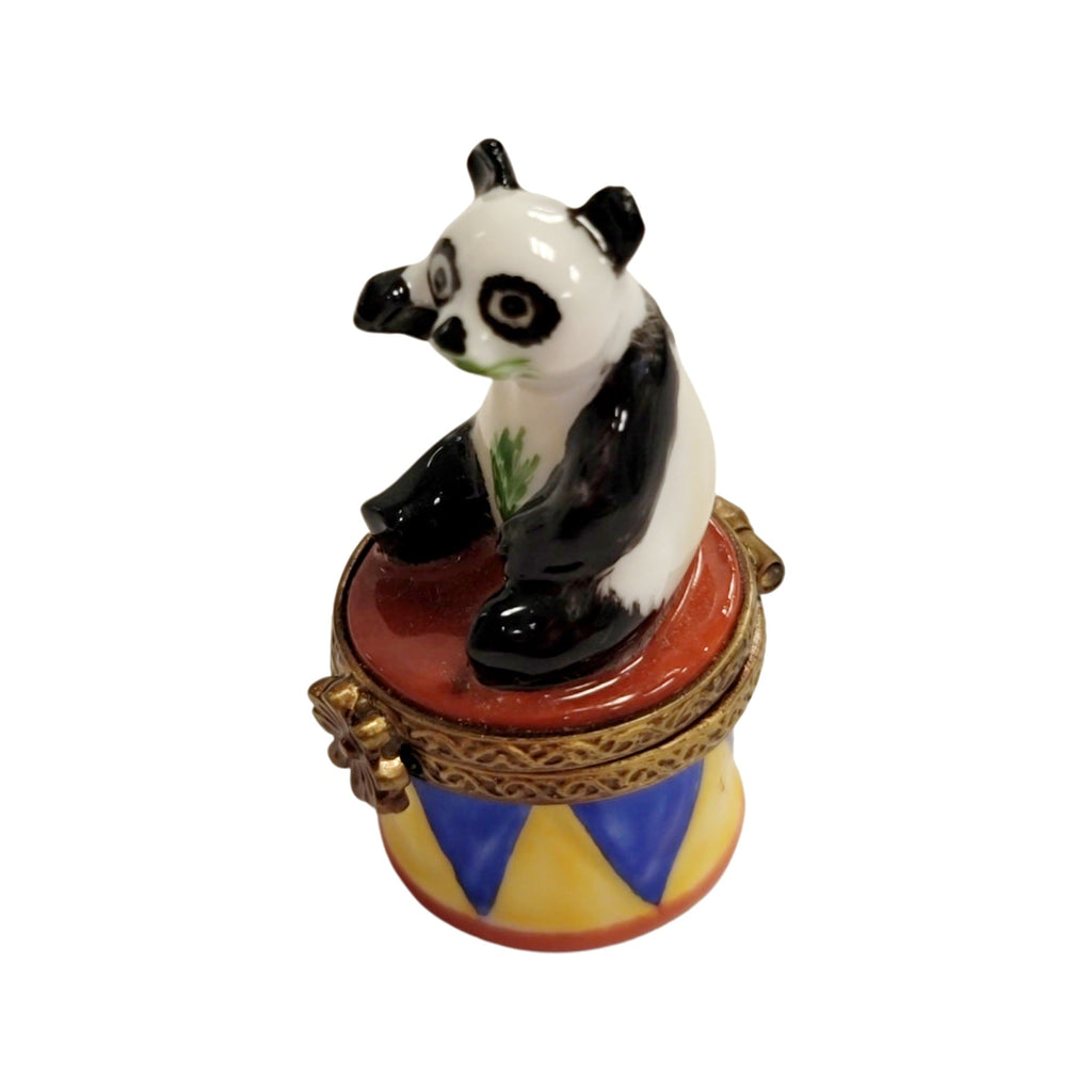 Small Panda on Round Base Limoges Box 1, view 6