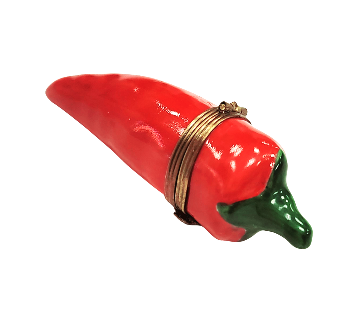 Mini Red Pepper Limoges Box for Collectors, view 2