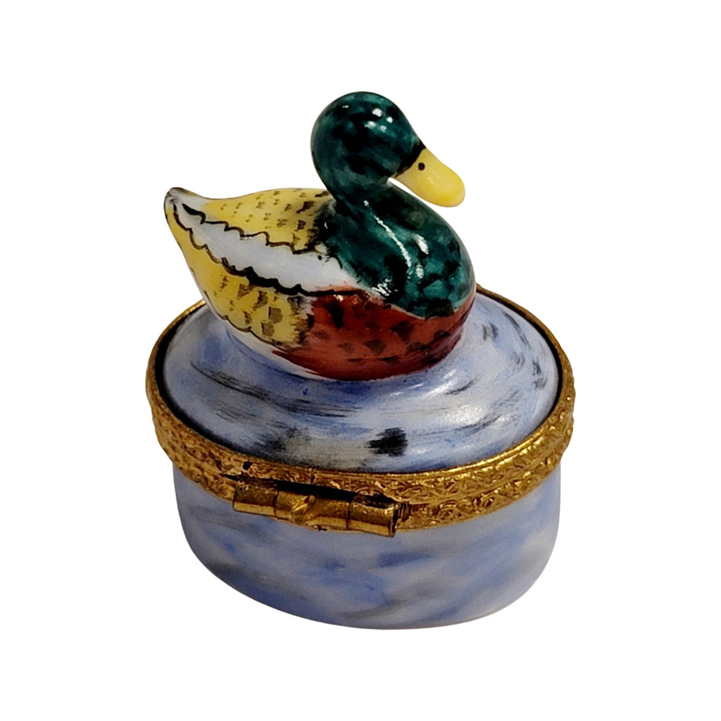 Mini Mallard Duck Limoges Box for Collectors' Gift, view 3