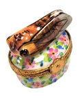 Mini Locust Limoges Box Figurine for Insect Lovers, a hand-painted Limoges porcelain gift