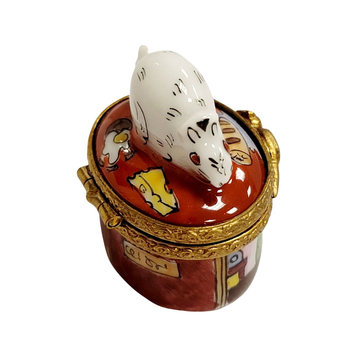 Mini Mouse in House Limoges Box Figurine, view 4