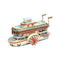 Mississippi River Boat Limoges Box Figurine for Collectors, a hand-painted Limoges porcelain gift
