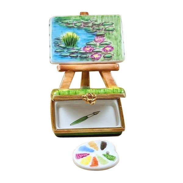 Monet Easel Limoges Box for Art Lovers, view 2
