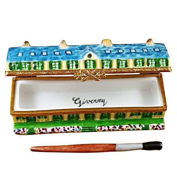 Monet's Residence at Giverny Limoges Box w/ Removable Brush, view 4