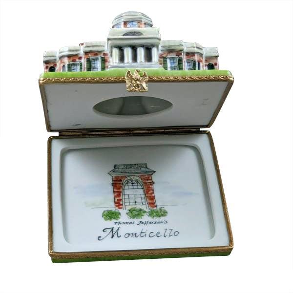 Treasured French collectible: Monticello Limoges box, painted by hand