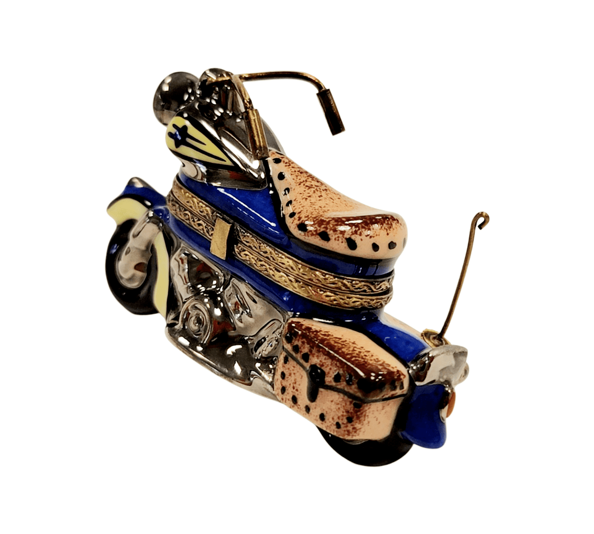 Gift idea for someone who loves France: Motorcycle Limoges box